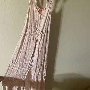 Button up front casual dress